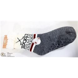 NORTHERN COMFORT HOCKEY DAD SLIPPER SOCKS
