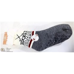 NORTHERN COMFORT HOCKEY DAD SLIPPER SOCKS