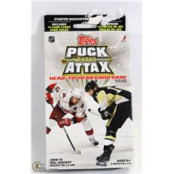 TOPPS PUCK ATTAX 2009- 2010 HEAD 2 HEAD CARD GAME