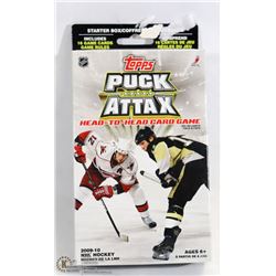 TOPPS PUCK ATTAX 2009- 2010 HEAD 2 HEAD CARD GAME