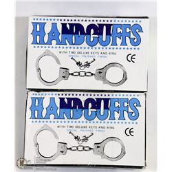 2 SETS OF HANDCUFFS