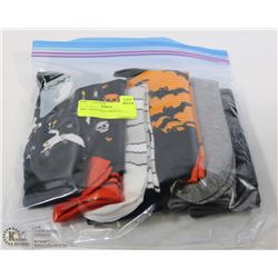 6PK LADIES HALLOWEEN SOCKS