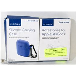 APPLE AIRPODS SILICONE CASE & ACCESSORY SET