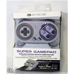 NEW MY ARCADE SUPER GAMEPAD WIRELESS CONTROLLER