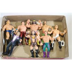 VINTAGE 8 LJN TITAN SPORTS WRESTLING FIGURES