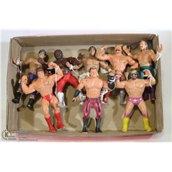VINTAGE 8 LJN TITAN SPORTS WRESTLING FIGURES