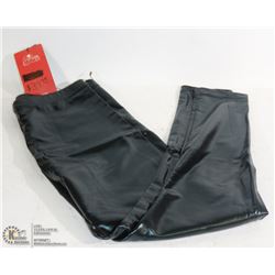 FOREPLAY WOMENS PLEATHER CLUBWEAR LEGGINGS