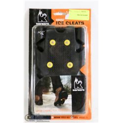 BRAND NEW KORKEEZ ICE CLEATS SIZE LRG 8.5-11