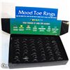 Image 1 : BRAND NEW BOX OF MOOD TOE RINGS