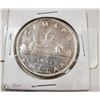 Image 1 : CANADA 1953 SILVER ONE DOLLAR COIN - MINT