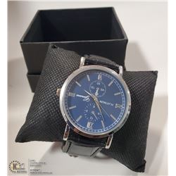 NEW MENS GENEVA PLATINUM WATCH