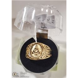 MASONIC MENS RING SIZE 11