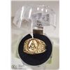 Image 1 : MASONIC MENS RING SIZE 11