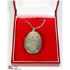 Image 1 : .925 SILVER 20"-CHAIN WITH .925 LOCKET