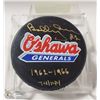 Image 1 : BOBBY ORR OSHAWA GENERALS AUTOGRAPHED PUCK