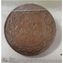 1918  CANADIAN LARGE PENNY