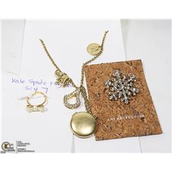 3 DESIGNER JEWELRY, JCREW, KATE SPADE