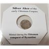 Image 1 : AD-1299-1455 EARLY OTTOMAN EMPIRE SILVER COIN