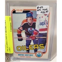 1981-82 OPEE-CHEE # 106 GRETZKY CARD