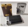Image 1 : 3 X VINTAGE LIGHTERS CALKOR GOLD PLATED RONSON