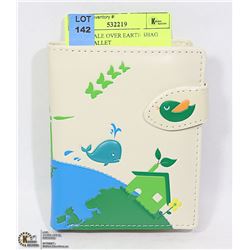 NEW WHALE OVER EARTH SHAG WEAR WALLET