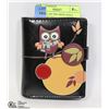 Image 1 : NEW OWL ON THE MOON SHAG WEAR WALLET