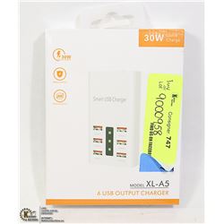 30W QUICK CHARGE 6 USB OUTPUT CHARGER