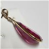 Image 2 : 17)14KT YELLOW GOLD PINK TOURMALINE & DIAMOND