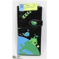 NEW WHALE OVER EARTH SHAG WEAR WALLET