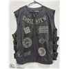 Image 1 : HEADRUSH GENUINE LEATHER BIKER'S VEST SIZE 4XL