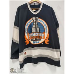 1994 STANLEY CUP CHAMPIONSHIP JERSEY, SIZE XL