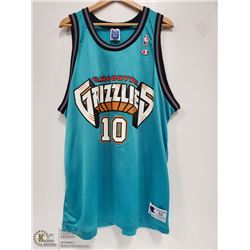 AUTOGRAPHED MIKE BIBBY VANCOUVER GRIZZLIES JERSEY