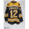 Image 2 : CHUCK KOBASEW AUTOGRAPHED BRUINS JERSEY, SIZE LRG
