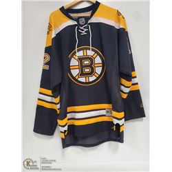 CHUCK KOBASEW AUTOGRAPHED BRUINS JERSEY, SIZE XL