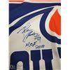 Image 2 : EDMONTON OILERS NHL TEAM FLAG SIGNED BY #9 GLENN