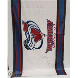 COLORADO ROCKIES FLAG AUTOGRAPHED BY BRYAN MUIR