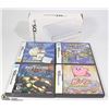 Image 1 : NINTENDO DS LITE COMPLETE IN BOX WITH 4 GAMES