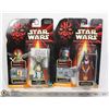 Image 1 : LOT OF 2 STAR WARS EPISODE 1 TOYS W/ COMMTECH CHIP
