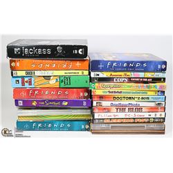 LOT OF 22 ASSORTED DVDS INCLUDING SERIES