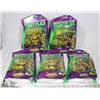 Image 1 : LOT OF 5 NINJA TURTLE ACTION FIGURES IN THE PACKAG