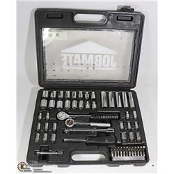 JOBMATE 44PC RATCHET SOCKET SET, IMPERIAL / METRIC