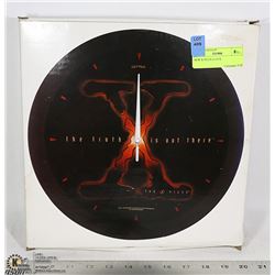 UNUSED X-FILES CLOCK