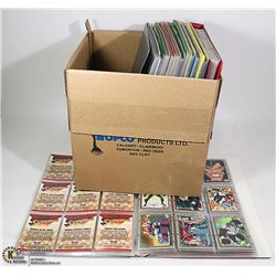 BOX OF 12 SETS OF TRADING CARDS - COMIC BOOK &
