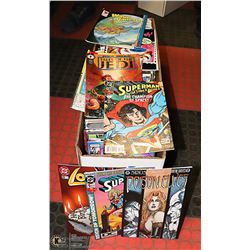 LONG BOX OF ASSORTED COMIC BOOKS