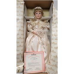 18" ASHTON DRAKE DOLL " ELIZABETHS 1900'S" BRIDE