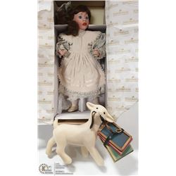 16" ASHTON DRAKE DOLL "MARY HAD A LITTLE LAMB"