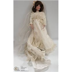 16" ASHTON DRAKE DOLL "GRANDMOTHER'S DRESS" BRIDE