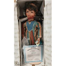 16" ASHTON DRAKE DOLL "SERENA" BLACK DOLL