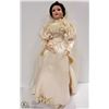 Image 1 : 20" ASHTON DRAKE DOLL "BETTY" 30'S WEDDING DRES