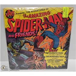 SEALED AMAZING SPIDER MAN RECORD COMIC BOOK '70'S